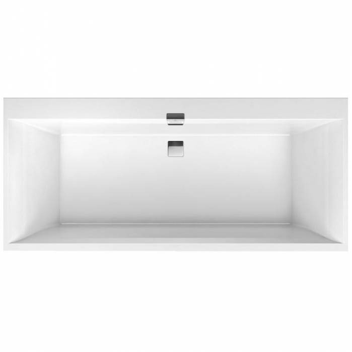 Ванна акриловая VILLEROY & BOCH Squaro Edge 12 UBQ180SQE2DV-01 Alpin. Фото