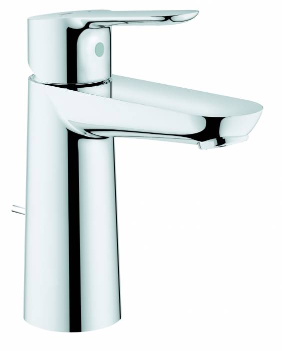 GROHE 23758000 BauEdge Смеситель для раковины со сливным гарнитуром, M-Size. Фото