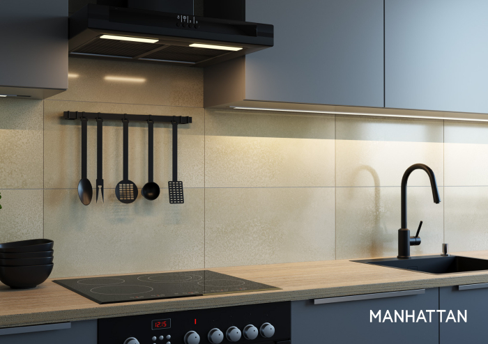 KERRANOVA K-591/CR Керамический гранит Manhattan 600х600х10 никель. Фото