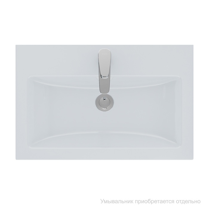 Тумба напольная 70 см белая New Custo IDDIS NCU70W0i95. Фото