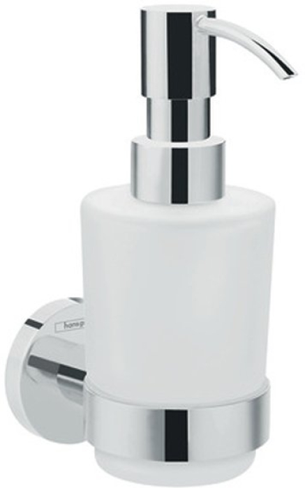 Дозатор жидкого мыла Hansgrohe Logis Universal 41714000 для ванной комнаты. Фото