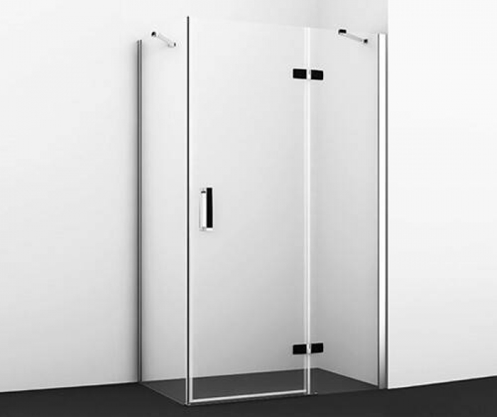 Душевой уголок WASSERKRAFT Aller 10H10R BLACK MATT. Фото