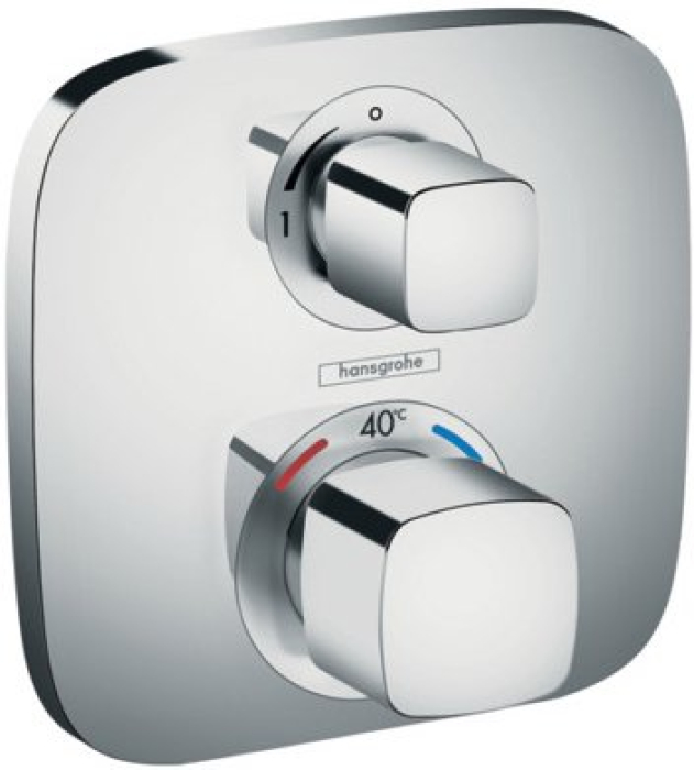 Термостат с запорным вентилем Hansgrohe Ecostat E 15707000 (на 1 потребителя). Фото