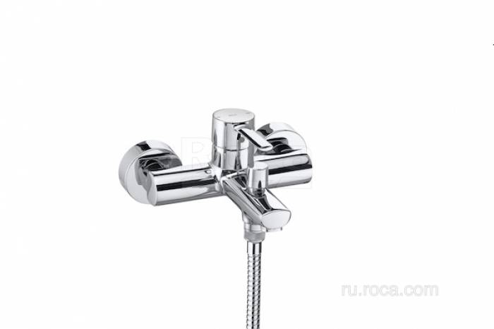 Смеситель ROCA Targa для ванны-душа A5A0260C0M. Фото