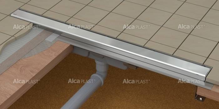 Цельная решетка ALCAPLAST DESIGN-950LN. Фото