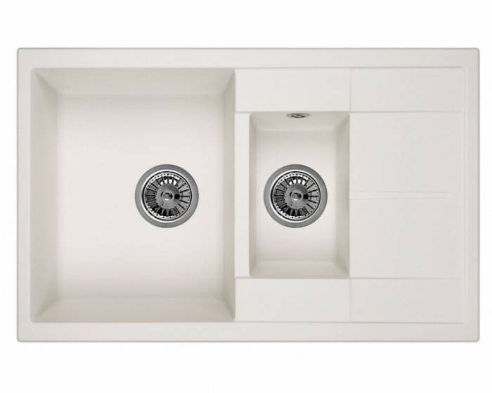Мойка кухонная GRANULA GR-7802 арктик. Фото