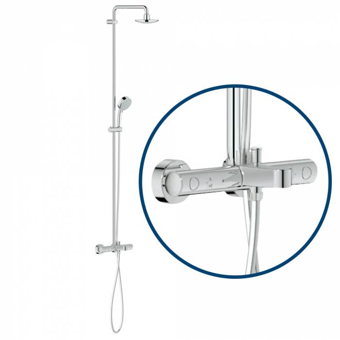 GROHE 26223000 New Tempesta Cosmopolitan 160 Душевая система с термостатом для ванны. Фото