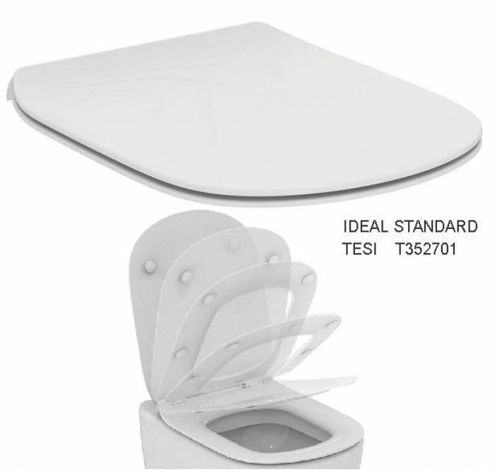 Сиденье IDEAL STANDARD Tesi Soft-Close T352701. Фото