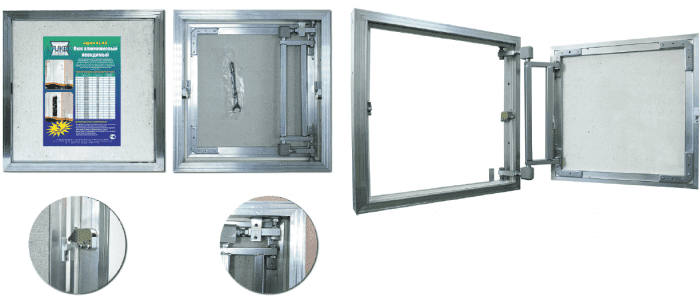 Люк ревизионный под плитку LYUKER AL-KR 50/60. Фото