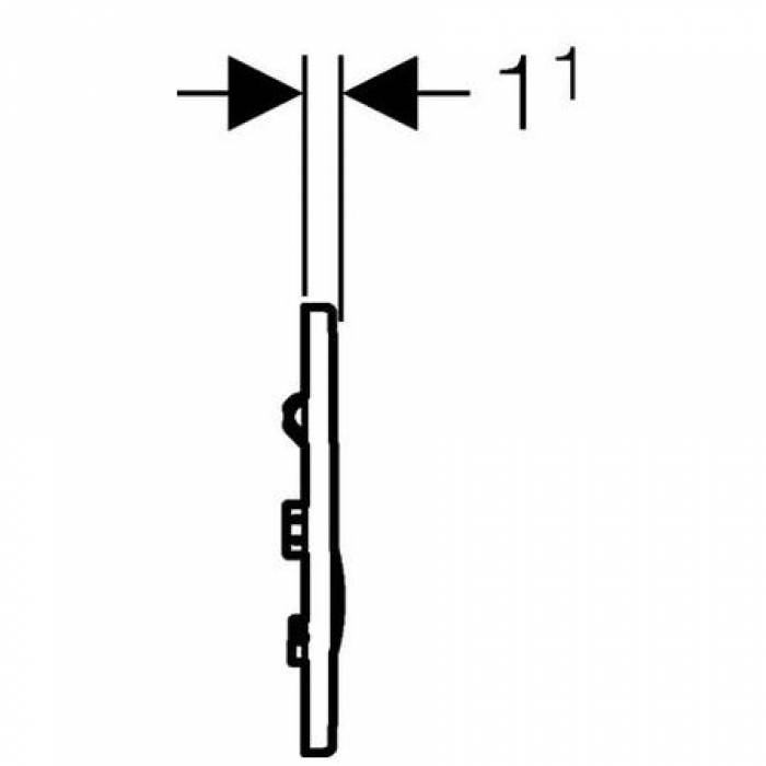 Пневматическая система управления для писсуара GEBERIT Tango 116.014.21.1. Фото