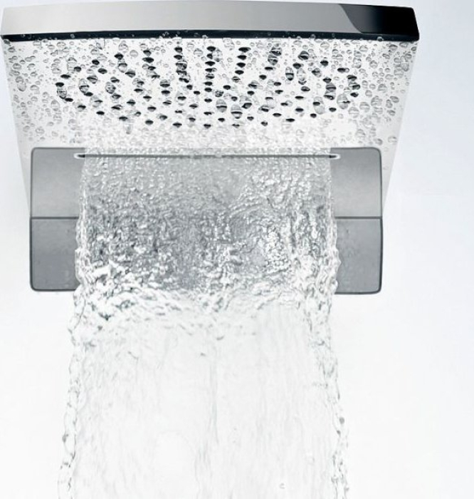 Верхний душ Hansgrohe Rainfall 180 Air хром 28433000. Фото