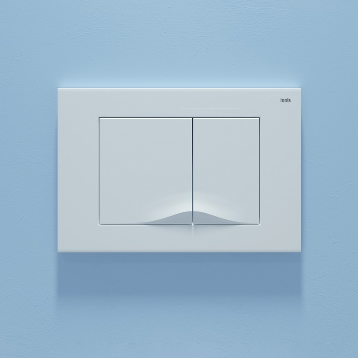 Клавиша смыва универсальная белая Unifix 005 IDDIS UNI05MWi77. Фото