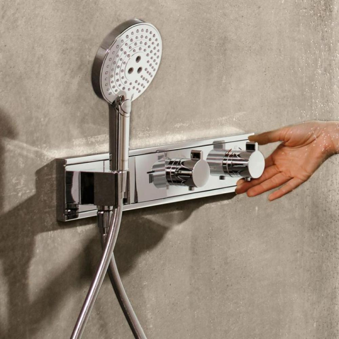 Термостат Hansgrohe RainSelect для душа 15355000, хром. Фото