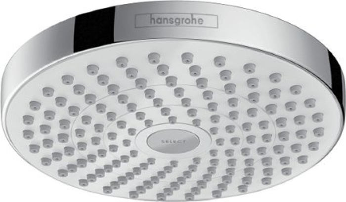 Верхний душ Hansgrohe Croma Select S 180 2jet (белый/хром) 26522400. Фото