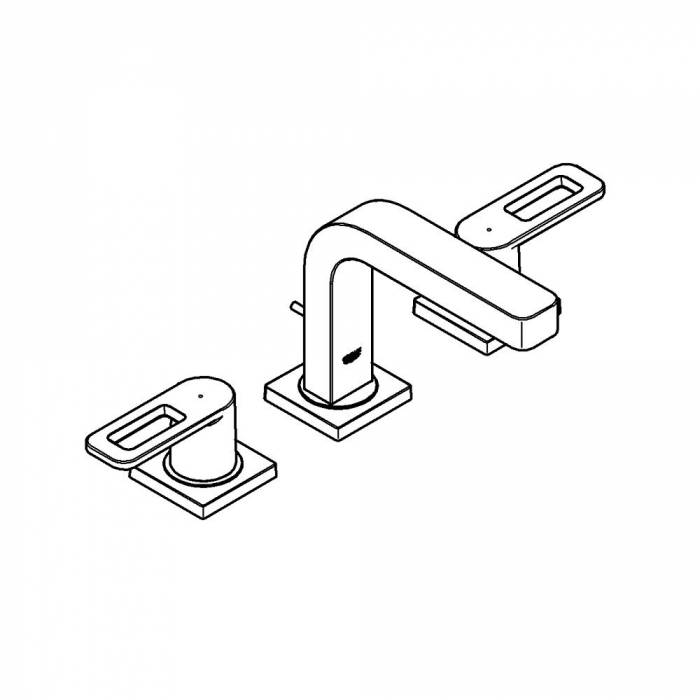 Смеситель для раковины GROHE Quadra 20306000. Фото