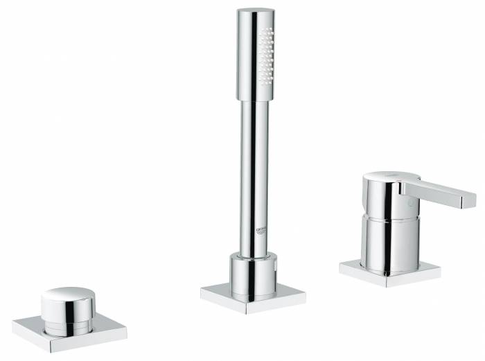 GROHE 19965000 Lineare Смеситель однорычажный для ванны на три отверстия. Фото