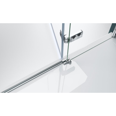 Душевая дверь BELBAGNO KRAFT-B-12-60/60-C-Cr-L. Фото