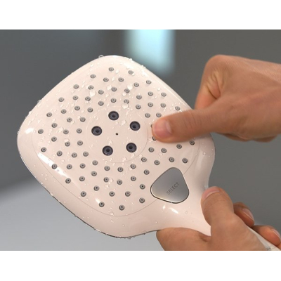 Ручной душ Hansgrohe Raindance Select E 150 3jet белый/хром 26550400. Фото