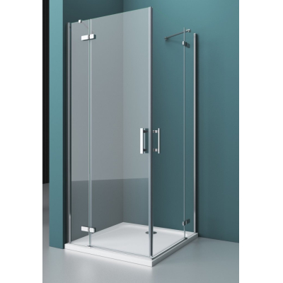 Душевой угол BELBAGNO KRAFT-AH-22-100/80-C-Cr-R. Фото