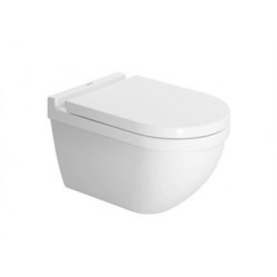 Унитаз подвесной с сиденьем DURAVIT Starck 3 Rimless SET 45270900A1. Фото