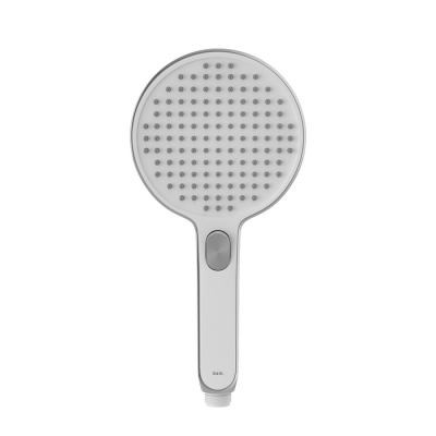 Лейка для душа круглая хром с белым Esper IDDIS ESP3FCRi18. Фото