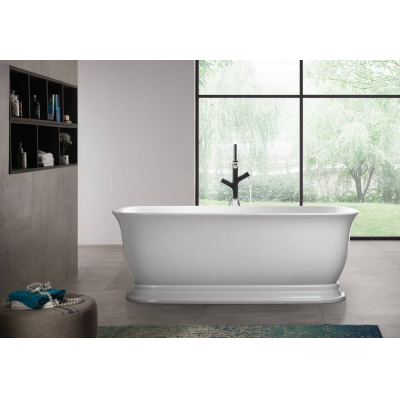 Ванна акриловая отдельностоящая BELBAGNO BB400-1700-800. Фото