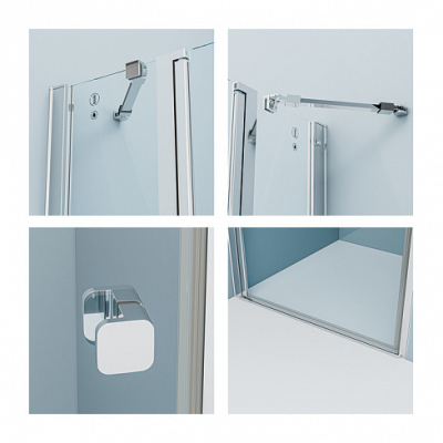 Душевая дверь распашная IDDIS Ray 120х195 RAY6CP2i69. Фото