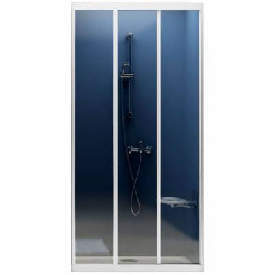 Душевая дверь раздвижная RAVAK Supernova ASDP3-120 (белая+транспарент) 00VG0102Z1. Фото