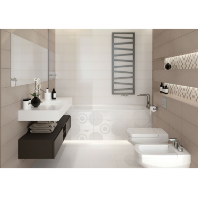 CERSANIT 16215 Керамический гранит Tiffany 420х420 белый. Фото