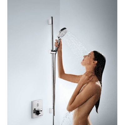 Термостат с запорным вентилем Hansgrohe ShowerSelect 15762000. Фото