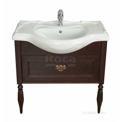 Тумба под раковину ROCA America Evolution L 105 дуб тёмный шоколад ZRU9302944. Фото