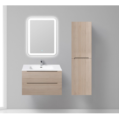 Тумба под раковину подвесная BELBAGNO ETNA-800-2C-SO-RG-P Rovere Grigio. Фото