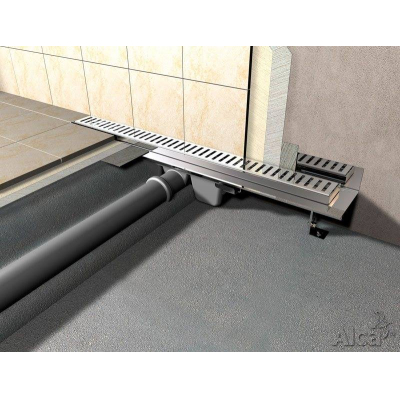 Водоотводящий желоб ALCAPLAST Flexible Low APZ104-850. Фото