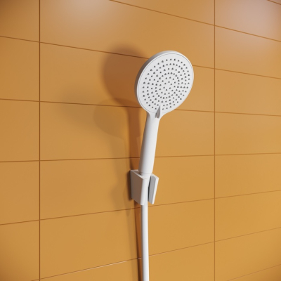 Лейка для душа белая матовая Optima Home IDDIS OPH3F0Wi18. Фото