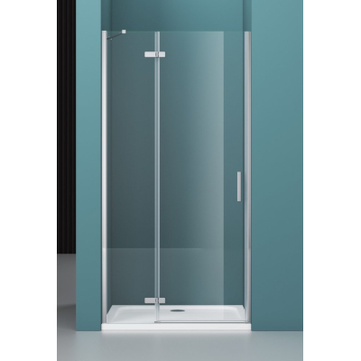 Душевая дверь BELBAGNO KRAFT-B-12-60/60-C-Cr-R. Фото