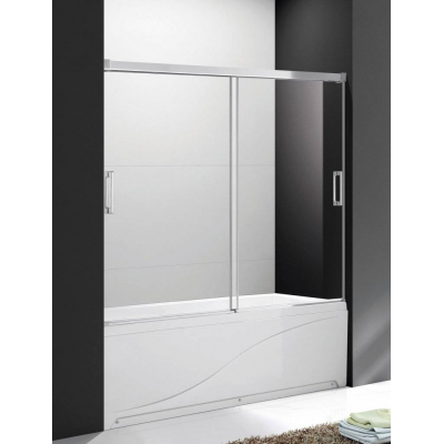 Шторка на ванну CEZARES Tandem Soft TANDEM-SOFT-VF-2-170/145-C-Cr-IV. Фото