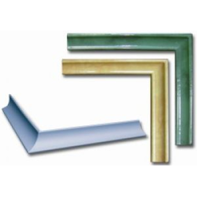 Декор-Керамика Срез (угол) узкий белый