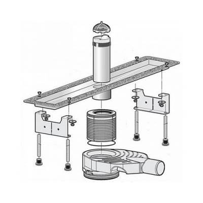 Душевой лоток VIEGA Advantix Basic 655112. Фото