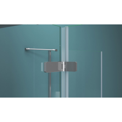 Душевой угол BELBAGNO KRAFT-AH-22-120/100-C-Cr-L. Фото