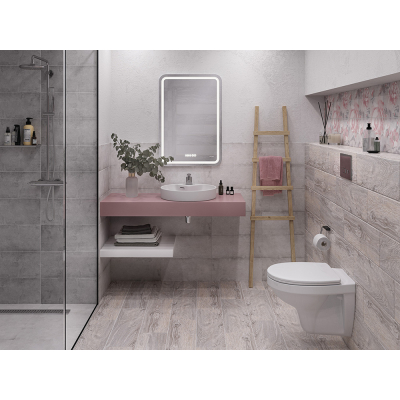 CERSANIT NV1J071DT Бордюр Navi 50х440 розовый