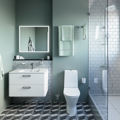 Бумагодержатель без крышки IDDIS Edifice EDISB00i43 для ванной комнаты. Фото