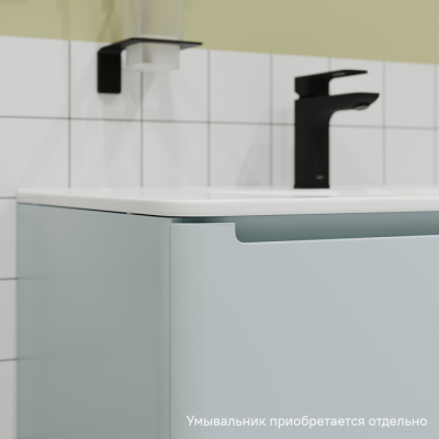 Тумба подвесная 80 см голубой Edifice IDDIS EDI80B0i95  подходит умыв. 0108000i28. Фото