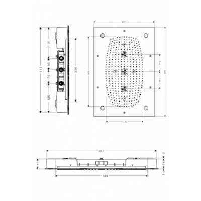 Верхний душ (тарелка) HANSGROHE Raidance Rainmaker 28418000. Фото