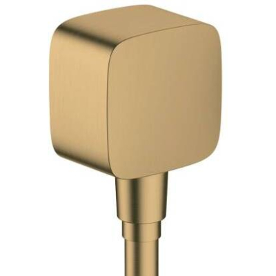 Шланговое подсоединение Hansgrohe Fixfit 26457140 бронза. Фото