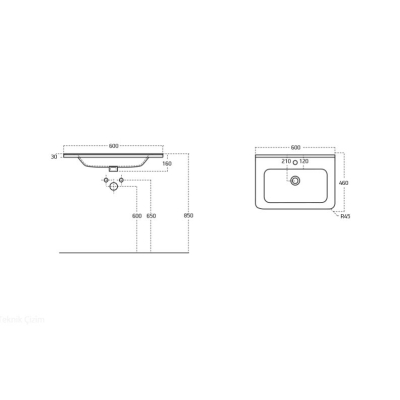 Тумба под раковину подвесная BELBAGNO ALBANO-CER-600-2C-SO-PS Pino Scania. Фото