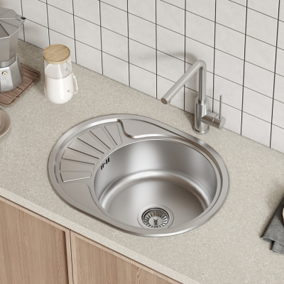 Мойка нерж. сталь шелк 600*470 Suno S IDDIS SUN60SDi77. Фото