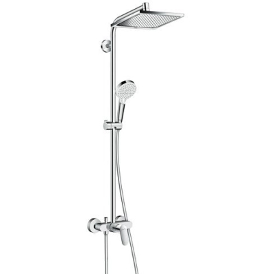 Душевая система Hansgrohe Crometta E 240 1jet Showerpipe 27284000. Фото