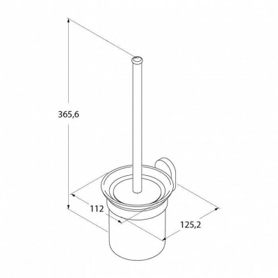 Ерш керамика латунь Mirro Plus IDDIS MRPSBC0i47 для ванной комнаты. Фото