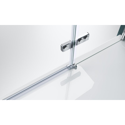 Душевая дверь BELBAGNO KRAFT-B-12-60/60-C-Cr-R. Фото