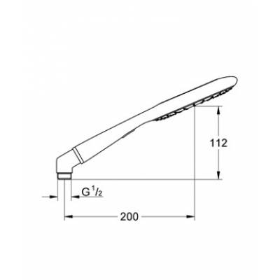 Ручной душ GROHE Rainshower Icon 27446000. Фото